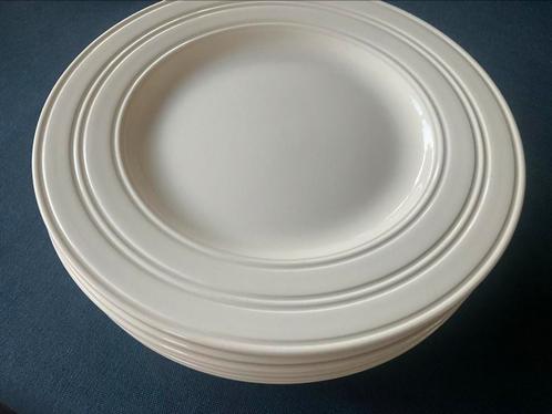Ontbijtborden JASPER CONRAN roomwit, Huis en Inrichting, Keuken | Servies, Zo goed als nieuw, Bord(en), Overige stijlen, Porselein