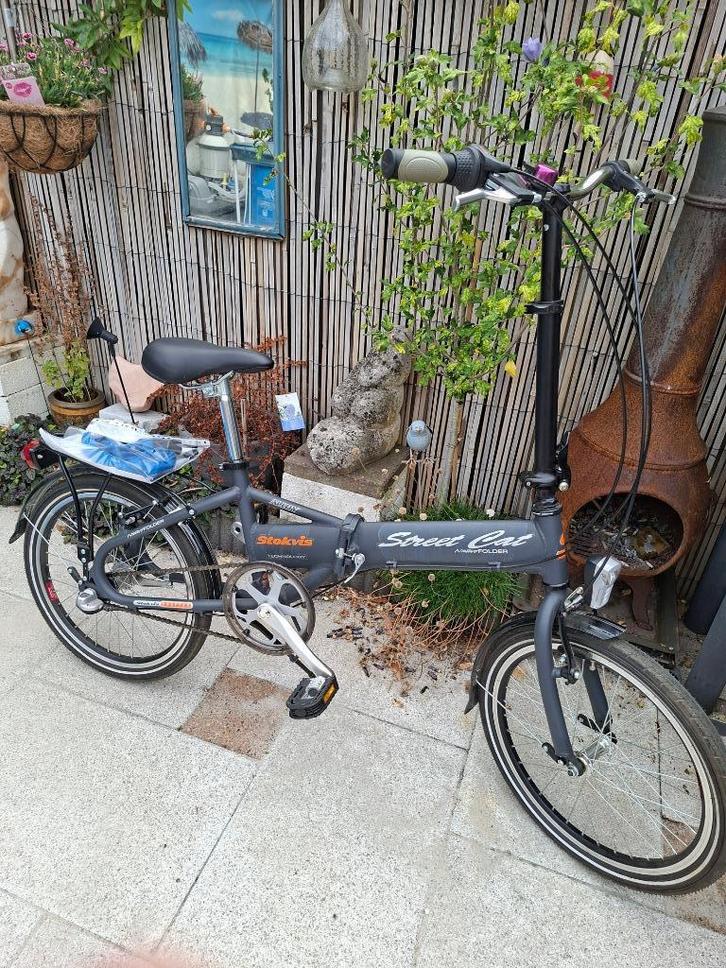 Vouwfiets Stokvis Street Cat, Fietsen en Brommers, Fietsen | Vouwfietsen, Gebruikt, Overige merken, 18 tot 20 inch, Totaal opvouwbaar