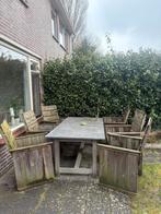 Tuinset gratis!, Ophalen, Gebruikt, 6 zitplaatsen, Tuinset