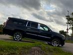 CADILLAC ESCALADE ESV 6.2 V8 LANG 4X4 AWD PLATINUM BLACK V-S, Auto's, Cadillac, 427 pk, 7 stoelen, Zwart, 6162 cc