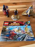 Lego Marvel 6865 C. America’s Avenging Cycle, Ophalen of Verzenden, Zo goed als nieuw, Complete set, Lego