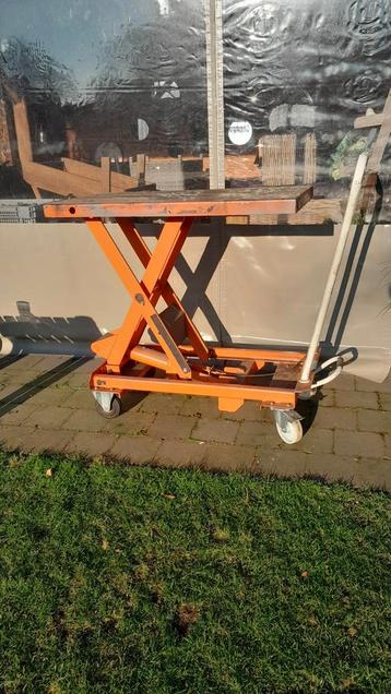 Heftafel transportkar magazijnwagen schaarlift REMA 500 kg beschikbaar voor biedingen
