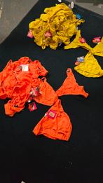 hunkemöller BH rib curling geribbelde BH bikini's en broekje, Ophalen of Verzenden, Nieuw, Geel, Bikini