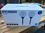 Hyundai padverlichting op solar 3 dozen is 6 lampen, Huis en Inrichting, Ophalen of Verzenden, Nieuw, E27 (groot), Led-lamp