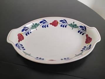 Ovale schaal Boerenbont,  Boch, 30 x 20 cm beschikbaar voor biedingen