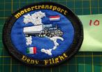 Patch  motortransport  DENY FLIGHT Luchtmacht, Ophalen of Verzenden, Luchtmacht, Embleem of Badge