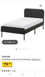Bed met matras, Huis en Inrichting, Slaapkamer | Bedden, Ophalen, Eenpersoons, Zo goed als nieuw, 200 cm