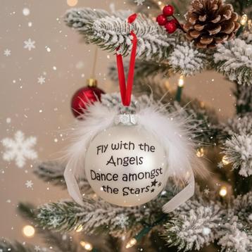 Prachtige kerstballen met tekst beschikbaar voor biedingen