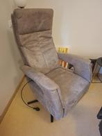Relaxfauteuil Nathan sta-op stoel electrisch, Huis en Inrichting, Fauteuils, Ophalen, Zo goed als nieuw, 50 tot 75 cm, Leer