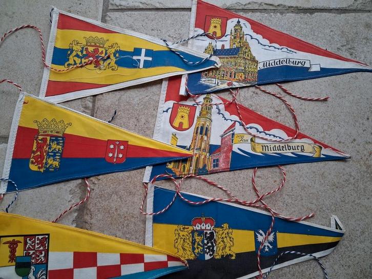 NOS fietsvlaggetjes, Fietsen en Brommers, Fietsonderdelen, Nieuw, Algemeen, Ophalen of Verzenden