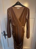 Velvet jurkje bruin, Bruin, Maat 42/44 (L), Ophalen of Verzenden, Onbekend