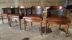 Klassiek eiken eetkamer met armstoelen, Huis en Inrichting, Ophalen, Bruin