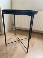 Ikea GLADOM black side table, Ophalen, 50 tot 100 cm, Zo goed als nieuw, Rechthoekig