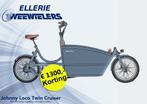 Johnny Loco Twin Cruiser €1300,- VOORRADIG!, Fietsen en Brommers, Fietsen | Bakfietsen, Nieuw, Johnny Loco, Ophalen