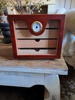 Mooie houten humidor, Antiek en Kunst, Ophalen of Verzenden