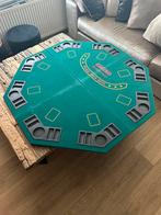 Poker tafelblad en nieuwe pokerset, Ophalen of Verzenden, Zo goed als nieuw