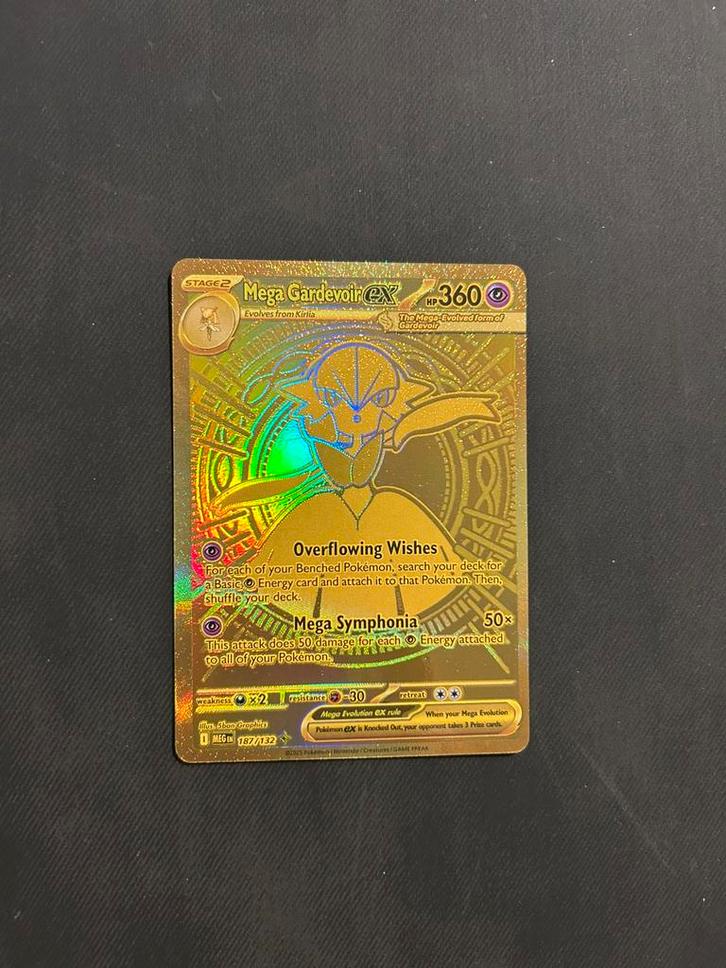 Pokemon - Mega Gardevoir ex 187, Hobby en Vrije tijd, Verzamelkaartspellen | Pokémon, Nieuw, Losse kaart, Foil, Ophalen of Verzenden
