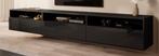 Tv meubel 270 cm zwart, Huis en Inrichting, Kasten | Televisiemeubels, Minder dan 100 cm, 25 tot 50 cm, Ophalen of Verzenden, Zo goed als nieuw