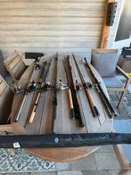 Hengels met molens en JRC karper net, Watersport en Boten, Hengelsport | Witvissen, Ophalen, Gebruikt, Complete set