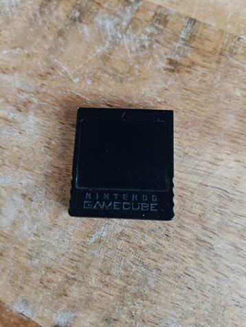 Gamecube Memory Card zwart beschikbaar voor biedingen