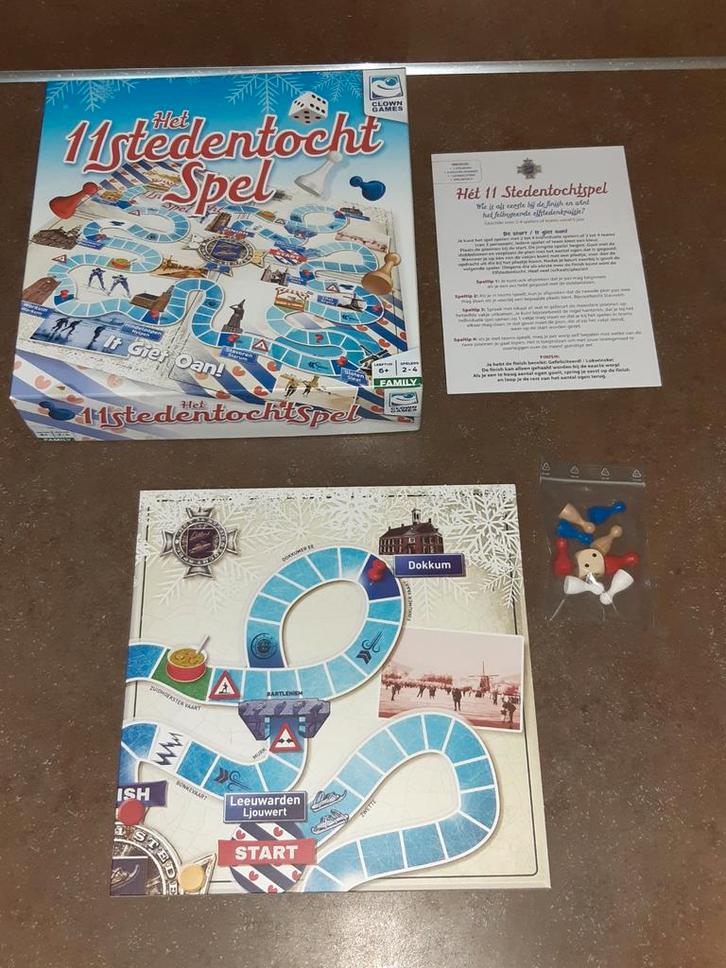 Het 11stedentocht spel nieuw, Hobby en Vrije tijd, Gezelschapsspellen | Bordspellen, Nieuw, Ophalen of Verzenden