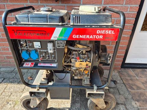 Valkenpower Diesel Generator 3GF-LE – Verrijdbaar, Doe-het-zelf en Verbouw, Gereedschap | Lasapparaten, Zo goed als nieuw, Overige typen