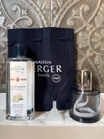 Lampe Berger incl lont, parfum & trechtertje., Huis en Inrichting, Ophalen of Verzenden, Zo goed als nieuw, Rond, Glas