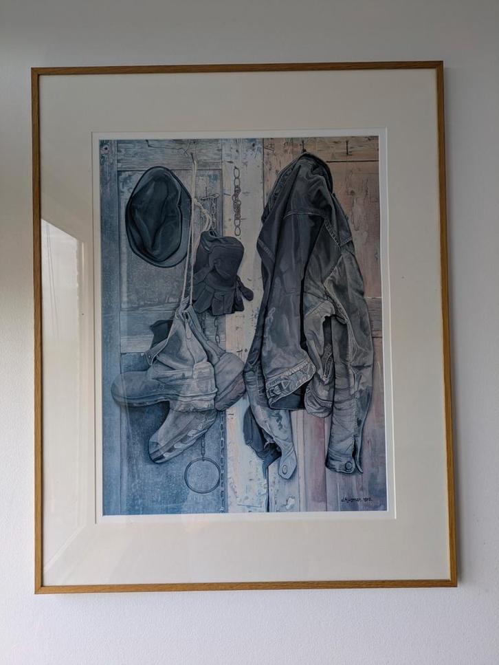 Jopie Huisman Schilderij met Certificaat, Antiek en Kunst, Kunst | Schilderijen | Klassiek, Ophalen of Verzenden