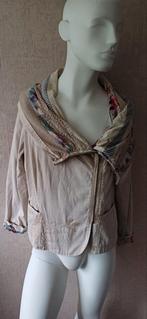 Desiqual dames zomerjas 46 Topstaat Origineel, Verzenden, Zo goed als nieuw, Maat 46/48 (XL) of groter, Beige