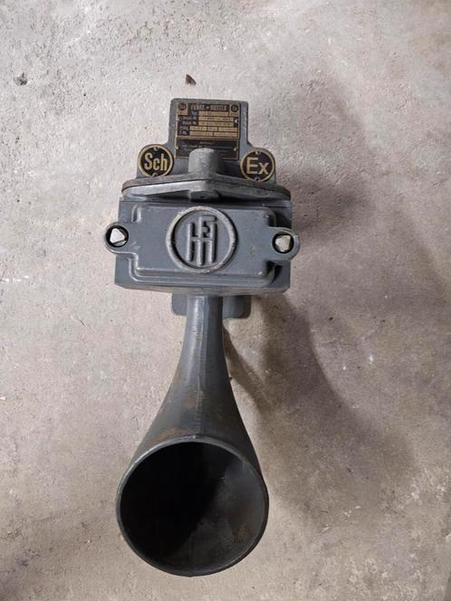 Vintage Funke + Huster Hoorn - Industrieel Design, Antiek en Kunst, Antiek | Overige Antiek, Ophalen of Verzenden
