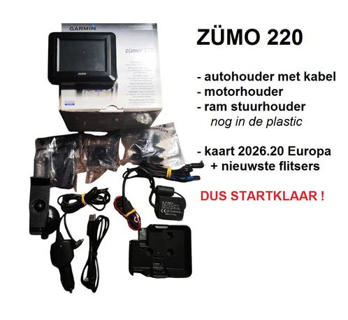 Zumo 220 met nieuwste kaart Europa 2026.02, Motoren, Accessoires | Navigatiesystemen, Ophalen of Verzenden
