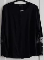 Zanzea - zwarte top met kant, maat 4XL, Zwart, Nieuw, Zanzea, Shirt of Top