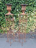 Set hoge roestige plantenstandaards, Ophalen, Gebruikt