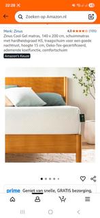 ZGAN Zinus Cool Gel Matras / mattress 140x200cm, Huis en Inrichting, Slaapkamer | Matrassen en Bedbodems, Ophalen, Zo goed als nieuw