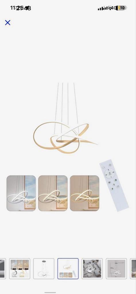Twee Moderne Hanglampen Set, Huis en Inrichting, Lampen | Hanglampen, Nieuw, Minder dan 50 cm, Kunststof, Metaal, Ophalen