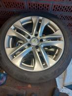 Keurige set originele mercedes velgen met banden voor E 350, Ophalen, 17 inch, Zomerbanden