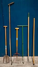 6-delige set tuingereedschap incl. grondboor, Tuin en Terras, Hand-tuingereedschap, Ophalen, Gebruikt, Grondboor