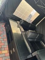 Echte leren banken en tv meubel GRATIS zie beschrijving, Huis en Inrichting, Complete inboedels, Ophalen