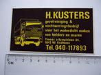 sticker oude Scania truck H Kusters eindhoven retro auto, Verzamelen, Overige typen, Zo goed als nieuw, Verzenden