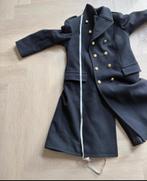 Vintage Marineblauwe Wollen Jas, Blauw, Maat 42/44 (L), Ophalen of Verzenden, Onbekend
