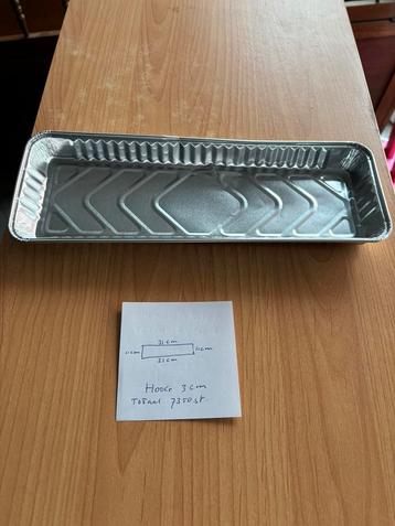 Partij aluminium bakjes  beschikbaar voor biedingen