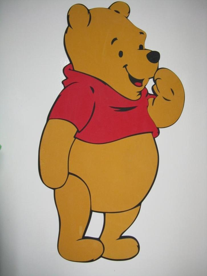 Winny the pooh, decofoam (0186), Hobby en Vrije tijd, Feestartikelen, Gebruikt, Versiering, Geboorte of Huwelijk, Ophalen of Verzenden