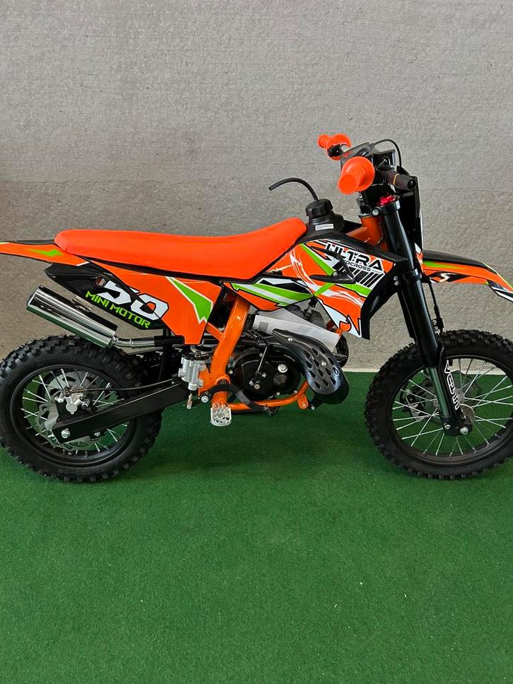 Nieuwe KTM replica 49CC kickstart crossmotor voor kinderen, Fietsen en Brommers, Minibikes, Midibikes en Pitbikes, Nieuw, Overige typen