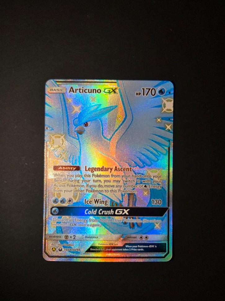 Articuno GX sv54/sv94 Pokemon Hidden Fates, Hobby en Vrije tijd, Verzamelkaartspellen | Pokémon, Gebruikt, Booster, Foil, Ophalen of Verzenden
