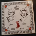 tegel Koningshuis: Juliana-Beatrix, Antiek en Kunst, Ophalen of Verzenden