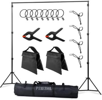 PIXETOOL Fotografie Achtergrondsysteem 300 x 260 CM beschikbaar voor biedingen