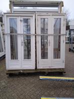 2 setjes tuindeuren hardhout, Doe-het-zelf en Verbouw, Deuren en Horren, 100 tot 120 cm, 215 cm of meer, Ophalen of Verzenden