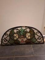 Glas in lood raam - 91x41 cm, Antiek en Kunst, Ophalen