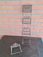 Prachtige smeedijzeren houder voor toiletpapier rollen., Ophalen of Verzenden