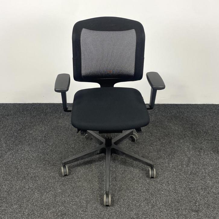 Bureaustoel Giroflex 434 - Zwart 25536, Huis en Inrichting, Bureaustoelen, Gebruikt, Bureaustoel, Zwart, Ophalen